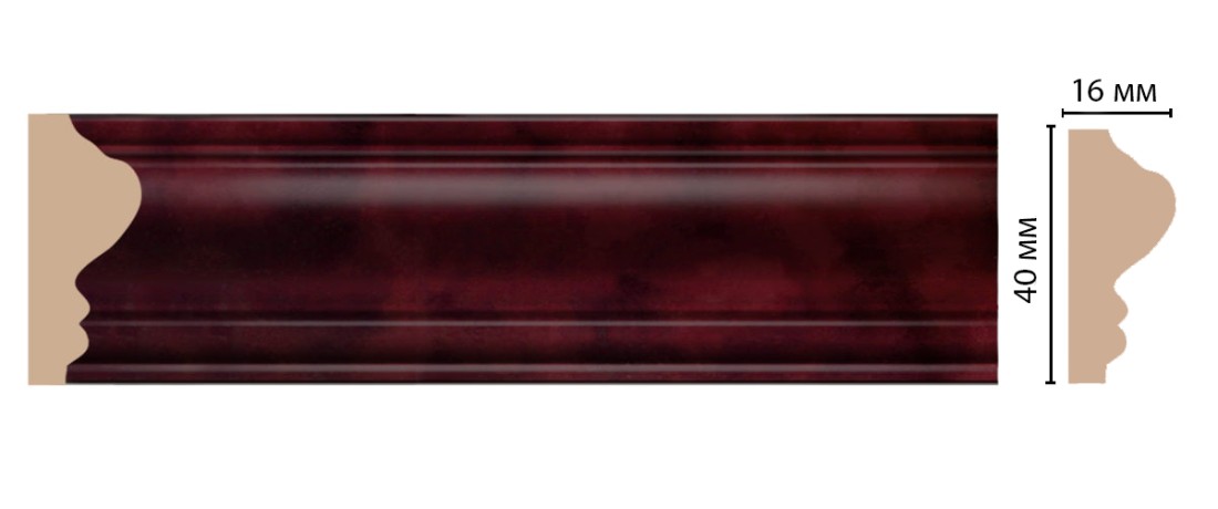 Молдинг DECOMASTER D030-62 (40*16*2400мм)